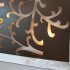 roestbruin ruig wandlamp