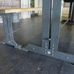 kloostertafel frame metaal ijzer